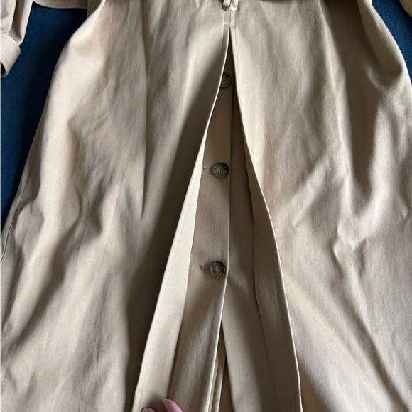 Sezane Scott Trench Coat Size 34/2 in Camel - Like New - Picture 10 of 13